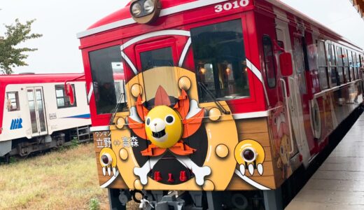 【熊本：ワンピース×南阿蘇鉄道】サニー号トレインに乗ってきました！